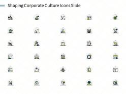 Shaping corporate culture icons slide ppt powerpoint presentation file portfolio