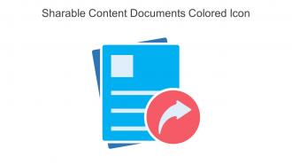 Sharable Content Documents Colored Icon In Powerpoint Pptx Png And Editable Eps Format