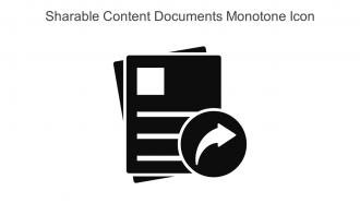 Sharable Content Documents Monotone Icon In Powerpoint Pptx Png And Editable Eps Format