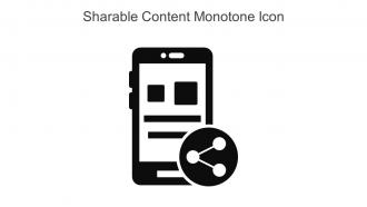 Sharable Content Monotone Icon In Powerpoint Pptx Png And Editable Eps Format