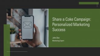 Share A Coke Campaign Personalized Marketing Success PPT Presentation AT