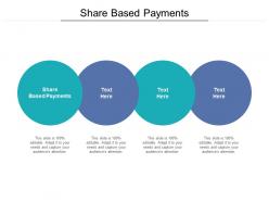 Share based payments ppt powerpoint presentation summary templates cpb