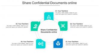 Share confidential documents online ppt powerpoint presentation visual aids example file cpb