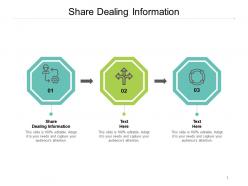 Share dealing information ppt powerpoint presentation show aids cpb
