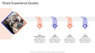 Share Experience Quotes In Powerpoint And Google Slides Cpb