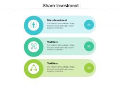 Share investment ppt powerpoint presentation ideas designs cpb