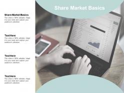 Share market basics ppt powerpoint presentation infographic template guide cpb