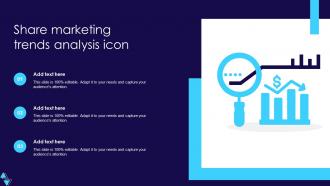 Share Marketing Trends Analysis Icon