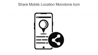 Share Mobile Location Monotone Icon In Powerpoint Pptx Png And Editable Eps Format