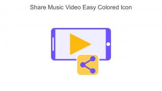 Share Music Video Easy Colored Icon In Powerpoint Pptx Png And Editable Eps Format