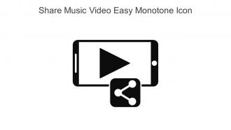 Share Music Video Easy Monotone Icon In Powerpoint Pptx Png And Editable Eps Format