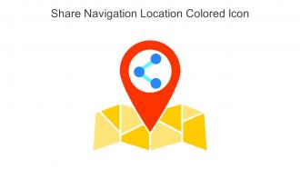 Share Navigation Location Colored Icon In Powerpoint Pptx Png And Editable Eps Format