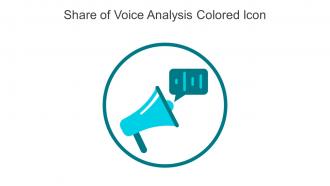 Share Of Voice Analysis Colored Icon In Powerpoint Pptx Png And Editable Eps Format