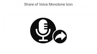 Share Of Voice Monotone Icon In Powerpoint Pptx Png And Editable Eps Format