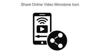 Share Online Video Monotone Icon In Powerpoint Pptx Png And Editable Eps Format