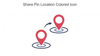 Share Pin Location Colored Icon In Powerpoint Pptx Png And Editable Eps Format