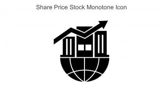Share Price Stock Monotone Icon In Powerpoint Pptx Png And Editable Eps Format