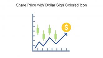 Share Price With Dollar Sign Colored Icon In Powerpoint Pptx Png And Editable Eps Format