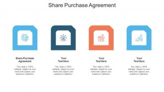 Share Purchase Agreement Ppt Powerpoint Presentation Infographics Grid Cpb