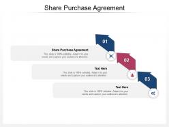 Share purchase agreement ppt powerpoint presentation outline slide portrait cpb