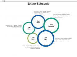 Share schedule ppt powerpoint presentation icon show cpb