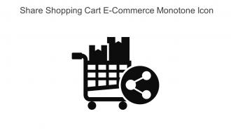 Share Shopping Cart E Commerce Monotone Icon In Powerpoint Pptx Png And Editable Eps Format