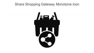 Share Shopping Gateway Monotone Icon In Powerpoint Pptx Png And Editable Eps Format