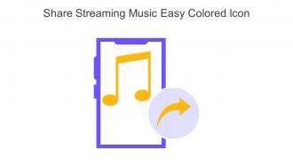 Share Streaming Music Easy Colored Icon In Powerpoint Pptx Png And Editable Eps Format