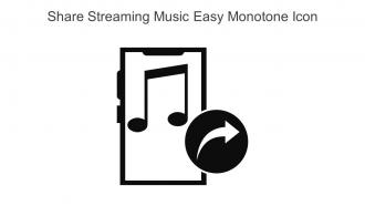 Share Streaming Music Easy Monotone Icon In Powerpoint Pptx Png And Editable Eps Format