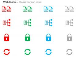 Share sync security sitemap ppt icons graphics