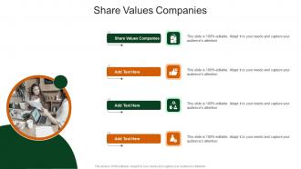 Share Values Companies In Powerpoint And Google Slides Cpb