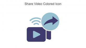 Share Video Colored Icon In Powerpoint Pptx Png And Editable Eps Format