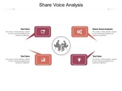 Share voice analysis ppt powerpoint presentation pictures slides cpb