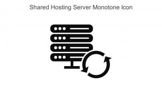 Shared Hosting Server Monotone Icon In Powerpoint Pptx Png And Editable Eps Format