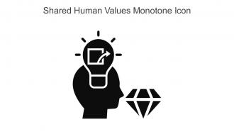 Shared Human Values Monotone Icon In Powerpoint Pptx Png And Editable Eps Format
