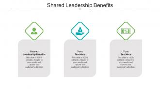 Shared leadership benefits ppt powerpoint presentation show portfolio cpb