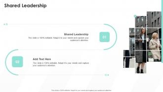 Shared Leadership In Powerpoint And Google Slides Cpb