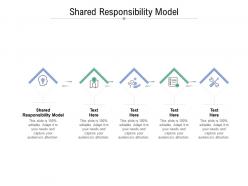 Shared responsibility model ppt powerpoint presentation pictures templates cpb