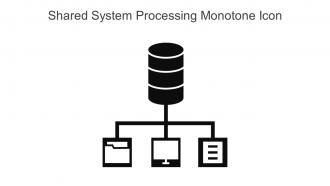 Shared System Processing Monotone Icon In Powerpoint Pptx Png And Editable Eps Format