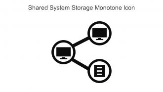 Shared System Storage Monotone Icon In Powerpoint Pptx Png And Editable Eps Format