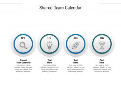 Shared team calendar ppt powerpoint presentation gallery vector cpb