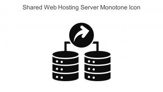 Shared Web Hosting Server Monotone Icon In Powerpoint Pptx Png And Editable Eps Format