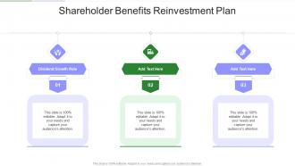 Shareholder Benefits Reinvestment Plan In Powerpoint And Google Slides Cpb