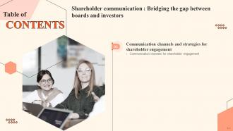 Shareholder Communication Bridging The Gap Between Boards And Investors Complete Deck Engaging Idea