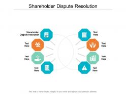 Shareholder dispute resolution ppt powerpoint presentation file inspiration cpb