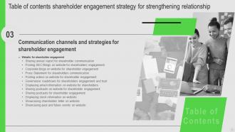 Shareholder Engagement Strategy For Strengthening Relationship Complete Deck Downloadable Compatible