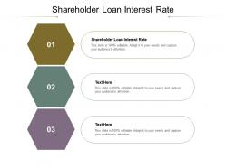 Shareholder loan interest rate ppt powerpoint presentation infographic template aids cpb