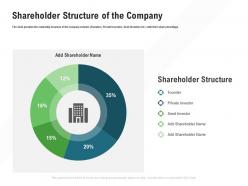 Shareholder structure of the company m3367 ppt powerpoint presentation information
