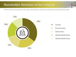 Shareholder structure of the company ppt format ideas