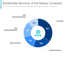 Shareholder structure of the startup company the pragmatic guide early business startup valuation